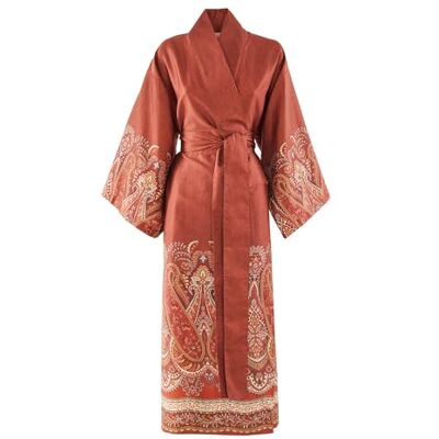 Bassetti SABBIONETA kimono i 100% bomullssatin i färgen Bordeaux R2, storlek: L-XL – 9331469 Bassetti SABBIONETA kimono i 100% bomullssatin i färgen Bordeaux R2, storlek: L-XL – 9331469
