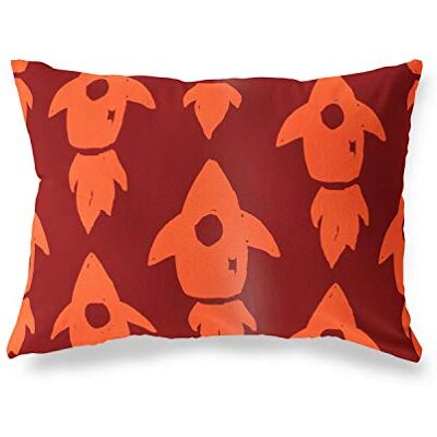 Bonamaison dekorativt kuddöverdrag, orange Bordeux prydnadskuddöverdrag, heminredning örngott för vardagsrum, soffa, sovrum, storlek: 45 x 60 cm Designad och tillverkad i Turkiet Bonamaison dekorativt kuddöverdrag, orange Bordeux prydnadskuddöverdrag, heminredning örngott för vardagsrum, soffa, sovrum, storlek: 45 x 60 cm Designad och tillverkad i Turkiet