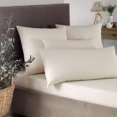 Stanley Hisar Home Hisar stuga kollektion pläd design kuddfodral, 300 trådtäthet 100% egyptisk kvalitet bomull finns i (standard/fyrkantig/king-storlek) Single Grey/Linen Stanley Hisar Home Hisar stuga kollektion pläd design kuddfodral, 300 trådtäthet 100% egyptisk kvalitet bomull finns i (standard/fyrkantig/king-storlek) Single Grey/Linen