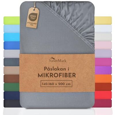 NATUREMARK Mikrofiber påslakan - Sängkläder - Praktisk och hållbar NATUREMARK Mikrofiber påslakan - Sängkläder - Praktisk och hållbar