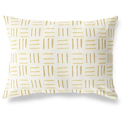 Bonamaison dekorativt kuddöverdrag slumpmässigt mönster, prydnadskuddöverdrag, heminredning örngott för vardagsrum, soffa, sovrum, storlek: 35 x 50 cm – designad och tillverkad i Turkiet Bonamaison dekorativt kuddöverdrag slumpmässigt mönster, prydnadskuddöverdrag, heminredning örngott för vardagsrum, soffa, sovrum, storlek: 35 x 50 cm – designad och tillverkad i Turkiet