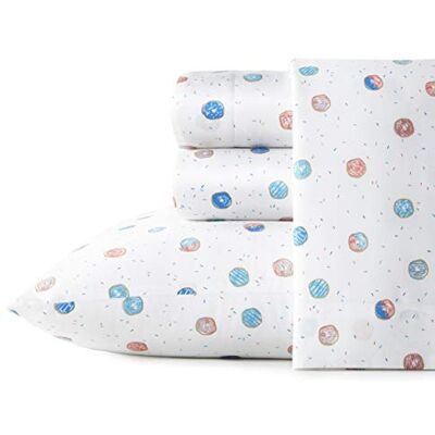 Poppy & Fritz Queen lakan, bomull percale bäddset, krispigt och coolt, lätt heminredning (polka donuts, queen) Poppy & Fritz Queen lakan, bomull percale bäddset, krispigt och coolt, lätt heminredning (polka donuts, queen)