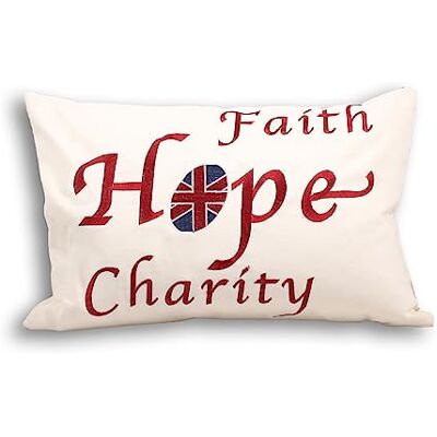 Paoletti - Faith Printed Feather Cushion - Cushion Paoletti - Faith Printed Feather Cushion - Cushion