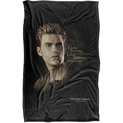 LOGOVISION Vampire Diaries Forever supermjuk gosig filt med silkeslent grepp – 91 x 147 cm LOGOVISION Vampire Diaries Forever supermjuk gosig filt med silkeslent grepp – 91 x 147 cm
