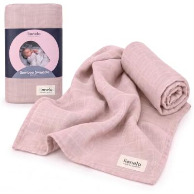 Lionelo Bamboo Swaddle Babyfilt 120x120 cm – Mjuk och Lätt Swaddle För Nyfödda 0+, Kan Användas som Skötfilt och Muslinduk, Bambusfilt med Termoreglerande & Hypoallergena Egenskaper Lionelo Bamboo Swaddle Babyfilt 120x120 cm – Mjuk och Lätt Swaddle För Nyfödda 0+, Kan Användas som Skötfilt och Muslinduk, Bambusfilt med Termoreglerande & Hypoallergena Egenskaper
