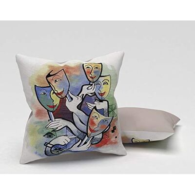 Eren Home kudde, flerfärgad 43 x 43 cm Eren Home kudde, flerfärgad 43 x 43 cm