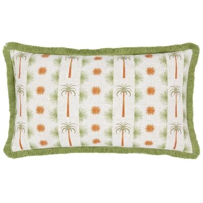 furn. Ugn Tropicala Palm Tryckt Polyester Fylld Kudde Flerfärgad 30 x 50 cm furn. Ugn Tropicala Palm Tryckt Polyester Fylld Kudde Flerfärgad 30 x 50 cm