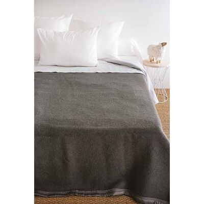 Toison d’or Toison d'or Woolmark ull volta filt, 220 cm x 240 cm storlek, antracit Toison d’or Toison d'or Woolmark ull volta filt, 220 cm x 240 cm storlek, antracit