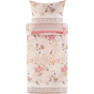 Bassetti Hanami sängkläder + 1 örngott av 100% bomullssatin i färgen beige 41, mått: 155 x 220 1 K 80 x 80 cm – 9329914 Bassetti Hanami sängkläder + 1 örngott av 100% bomullssatin i färgen beige 41, mått: 155 x 220 1 K 80 x 80 cm – 9329914