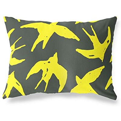 Bonamaison dekorativt kuddöverdrag, neongul blomma prydnadskuddöverdrag, hem dekorativa örngott för vardagsrum, soffa, sovrum, storlek: 45 x 60 cm Designad och tillverkad i Turkiet Bonamaison dekorativt kuddöverdrag, neongul blomma prydnadskuddöverdrag, hem dekorativa örngott för vardagsrum, soffa, sovrum, storlek: 45 x 60 cm Designad och tillverkad i Turkiet