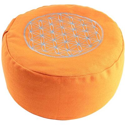 Berk Inner Worlds Flower of Life meditationskudde, orange Berk Inner Worlds Flower of Life meditationskudde, orange
