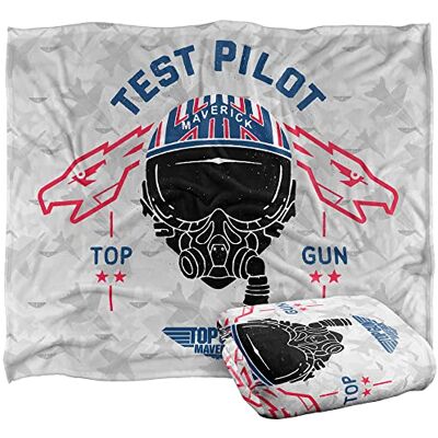 LOGOVISION Topppistol: Maverick filt, 152 x 127 cm test pilot silkeslen känsla supermjuk överkastfilt LOGOVISION Topppistol: Maverick filt, 152 x 127 cm test pilot silkeslen känsla supermjuk överkastfilt