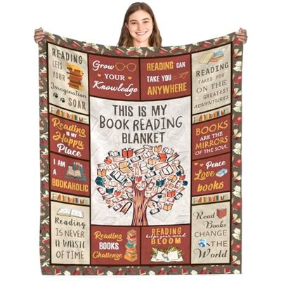Fiwbnasz bokälskare filt gåva, bok läsning bibliotekarie gåvor överkast 127 cm x 152 cm, bokklubb gåvor för läsning älskare bok, bokälskare födelsedag jul examen filt gåva Fiwbnasz bokälskare filt gåva, bok läsning bibliotekarie gåvor överkast 127 cm x 152 cm, bokklubb gåvor för läsning älskare bok, bokälskare födelsedag jul examen filt gåva