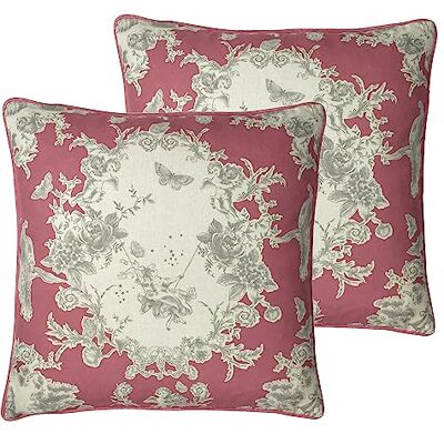 Paoletti Burford blommig polyesterfylld kudde – tvåpack Paoletti Burford blommig polyesterfylld kudde – tvåpack