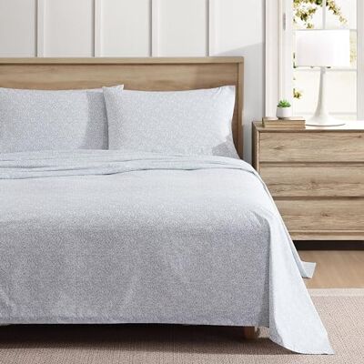 Eddie Bauer – hela lakan, bomull percale bäddsset, cool och andningsbar heminredning (liten blomma, full) Eddie Bauer – hela lakan, bomull percale bäddsset, cool och andningsbar heminredning (liten blomma, full)