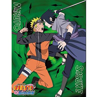 Great Eastern Entertainment Naruto Shippuden – Sasuke & Naruto sublimering filt 46 B x 60 L flerfärgad Great Eastern Entertainment Naruto Shippuden – Sasuke & Naruto sublimering filt 46 B x 60 L flerfärgad