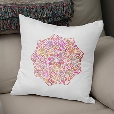 Bonamaison Dekorativt kuddöverdrag, polyester, flerfärgad, 50 x 50 cm Bonamaison Dekorativt kuddöverdrag, polyester, flerfärgad, 50 x 50 cm