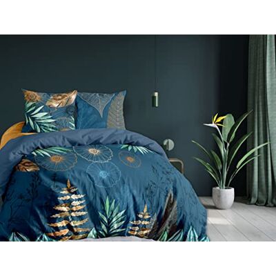 CALITEX 3-delat set 240 x 220 cm Selva, 100 procent_bomull, blå, 240_x_220_cm CALITEX 3-delat set 240 x 220 cm Selva, 100 procent_bomull, blå, 240_x_220_cm