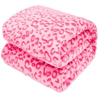 SEEGU Varm filt rosa mjuk fleece filtar överkast för säng SEEGU Varm filt rosa mjuk fleece filtar överkast för säng