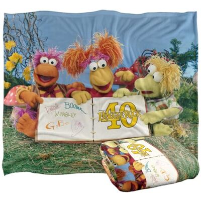 LOGOVISION Jim Henson – Fraggle Rock Fraggle 40:e bok silkeslen touch supermjuk filt 152 x 127 cm LOGOVISION Jim Henson – Fraggle Rock Fraggle 40:e bok silkeslen touch supermjuk filt 152 x 127 cm