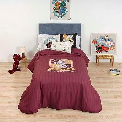 BL BELUM BELUM Harry Potter Påslakan med knappar 100% bomull Modell Gryffindor Sweet för 105 säng (180x220cm) BL BELUM BELUM Harry Potter Påslakan med knappar 100% bomull Modell Gryffindor Sweet för 105 säng (180x220cm)