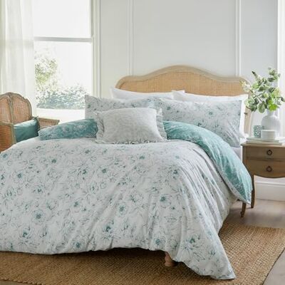 furn. Wylder Nature Bella påslakanset – mjuka vändbara blommiga sängkläder (blå – enkel) furn. Wylder Nature Bella påslakanset – mjuka vändbara blommiga sängkläder (blå – enkel)