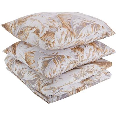 Heckett Lane Rosel Duvet Cover, 100% bomull flannel, Pale Gold, 240 x 220 Cm, 1.0 stycken Heckett Lane Rosel Duvet Cover, 100% bomull flannel, Pale Gold, 240 x 220 Cm, 1.0 stycken