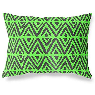 Bonamaison dekorativt kuddöverdrag, neongrön rök prydnadskuddöverdrag, hem dekorativa örngott för vardagsrum, soffa, sovrum, storlek: 45 x 60 cm Designad och tillverkad i Turkiet Bonamaison dekorativt kuddöverdrag, neongrön rök prydnadskuddöverdrag, hem dekorativa örngott för vardagsrum, soffa, sovrum, storlek: 45 x 60 cm Designad och tillverkad i Turkiet