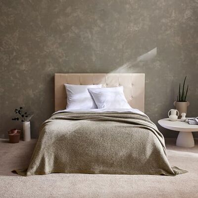 Toison d’or Toison d'or Biella filt lammull design chevron, 240cm x 260 cm storlek, muskot Toison d’or Toison d'or Biella filt lammull design chevron, 240cm x 260 cm storlek, muskot