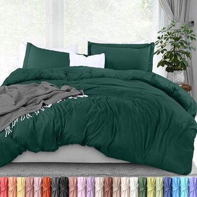 Utopia Bedding Utopia Sängkläder, påslakan, queen size, set – 1 påslakan med 2 örngott – 3 delar täckesskydd med dragkedja – ultramjukt borstad mikrofiber, 23 cm x 230 cm (drottning, smaragd) Utopia Bedding Utopia Sängkläder, påslakan, queen size, set – 1 påslakan med 2 örngott – 3 delar täckesskydd med dragkedja – ultramjukt borstad mikrofiber, 23 cm x 230 cm (drottning, smaragd)