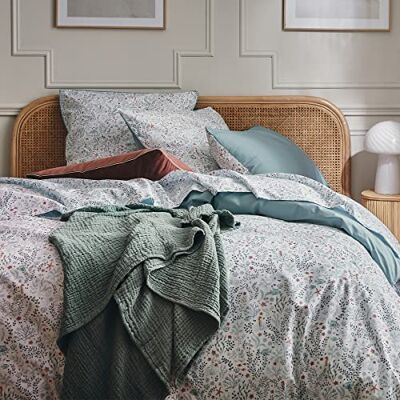 ESSIX Påslakan i percale av bomull, under havet, 240 x 220 cm, ESSIX Påslakan i percale av bomull, under havet, 240 x 220 cm,