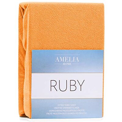AmeliaHome Påslakan 80 x 200 – 90 x 200, orange AmeliaHome Påslakan 80 x 200 – 90 x 200, orange