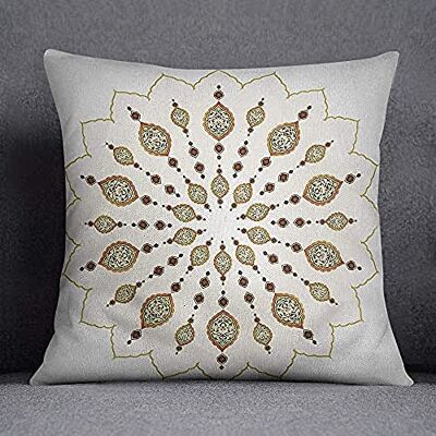 Bonamaison kuddfodral, bomull, flerfärgad, 45 x 45 Bonamaison kuddfodral, bomull, flerfärgad, 45 x 45
