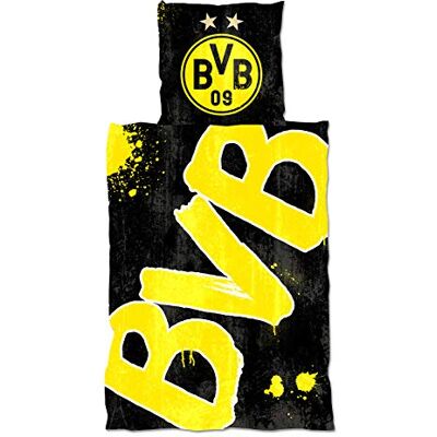 Dortmund Borussia 18800700 Sängkläder, 135X200Cm, Gul Dortmund Borussia 18800700 Sängkläder, 135X200Cm, Gul