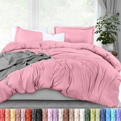 Utopia Bedding Utopia Sängkläder, påslakan, queen size, set – 1 påslakan med 2 örngott – 3 delar täckesskydd med dragkedja – ultramjukt borstad mikrofiber, 23 cm x 230 cm (drottning, rosa) Utopia Bedding Utopia Sängkläder, påslakan, queen size, set – 1 påslakan med 2 örngott – 3 delar täckesskydd med dragkedja – ultramjukt borstad mikrofiber, 23 cm x 230 cm (drottning, rosa)