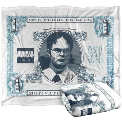 LOGOVISION THE OFFICE filt, 152 x 127 cm Schrute Buck silkeslen känsla supermjuk överkastfilt LOGOVISION THE OFFICE filt, 152 x 127 cm Schrute Buck silkeslen känsla supermjuk överkastfilt