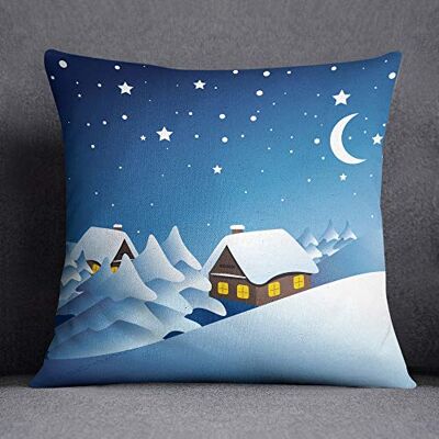 Bonamaison dekorativt kuddöverdrag, polyester, flerfärgad, 45 x 45 cm Bonamaison dekorativt kuddöverdrag, polyester, flerfärgad, 45 x 45 cm