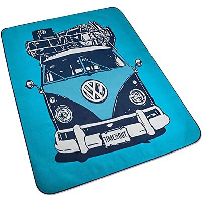 Volkswagen 7E9084509 Picknickfilt, filt, 200 x 160 cm, höftfilt, blå Volkswagen 7E9084509 Picknickfilt, filt, 200 x 160 cm, höftfilt, blå