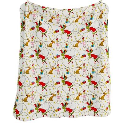 Franco Dr. Seuss The Grinch, semestersängkläder, supermjuk plysch, mikrofilt, 228 cm x 228 cm, (officiell licensierad produkt) Franco Dr. Seuss The Grinch, semestersängkläder, supermjuk plysch, mikrofilt, 228 cm x 228 cm, (officiell licensierad produkt)