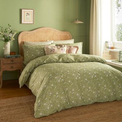 furn. Wylder Nature Bronte blommig 100% bomull påslakanset furn. Wylder Nature Bronte blommig 100% bomull påslakanset