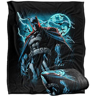 LOGOVISION Batman character silkeslen känsla supermjuk filt 152 x 127 cm LOGOVISION Batman character silkeslen känsla supermjuk filt 152 x 127 cm