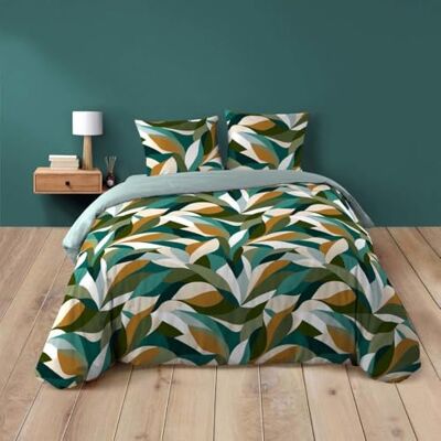 Douceur d'Intérieur , 3-delat sängkläder (260 x 240 cm) Swan blå, 100% bomull Douceur d'Intérieur , 3-delat sängkläder (260 x 240 cm) Swan blå, 100% bomull