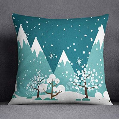 Bonamaison dekorativt kuddöverdrag, polyester, flerfärgad, 45 x 45 cm Bonamaison dekorativt kuddöverdrag, polyester, flerfärgad, 45 x 45 cm