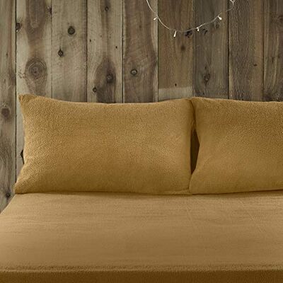 Fusion Teddy fleece – extra mjukt par örngott, polyester, ockra, hemmafru Fusion Teddy fleece – extra mjukt par örngott, polyester, ockra, hemmafru