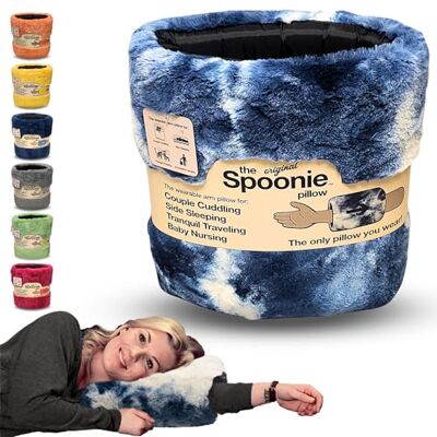 THE SPOONIE PILLOW The Original Spoonie™ kudde (blå vit) THE SPOONIE PILLOW The Original Spoonie™ kudde (blå vit)