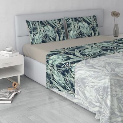 Italian Bed Linen FASHION Set med säng i Italien, mikrofiber, tropisk, dubbel Italian Bed Linen FASHION Set med säng i Italien, mikrofiber, tropisk, dubbel