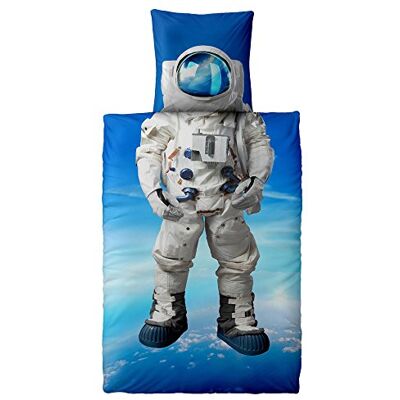 CelinaTex Fashion Fun Barnsängkläder 135 x 200 cm 2-delat bomull påslakan utrymme astronaut blå CelinaTex Fashion Fun Barnsängkläder 135 x 200 cm 2-delat bomull påslakan utrymme astronaut blå