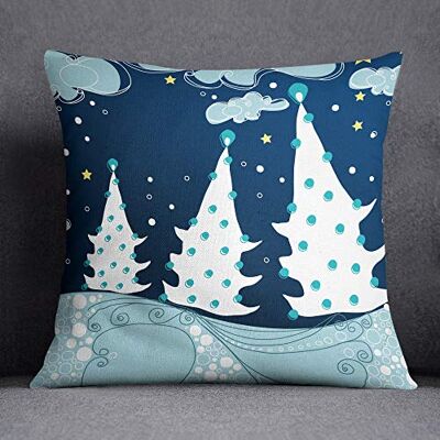 Bonamaison dekorativt kuddöverdrag, polyester, flerfärgad, 45 x 45 cm Bonamaison dekorativt kuddöverdrag, polyester, flerfärgad, 45 x 45 cm