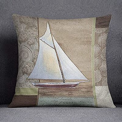 Bonamaison kuddfodral, bomull, flerfärgad, 45 x 45 Bonamaison kuddfodral, bomull, flerfärgad, 45 x 45