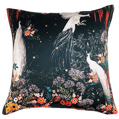Riva Home Riva hem vit påfågelfjäder fylld kudde, grönblå, 50 x 50 cm (20 x 20 tum) Riva Home Riva hem vit påfågelfjäder fylld kudde, grönblå, 50 x 50 cm (20 x 20 tum)